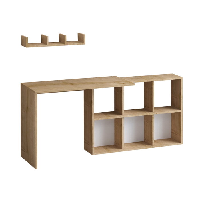 Hanah Home Mesa de Estudio Blake Roble 74x145x45 cm